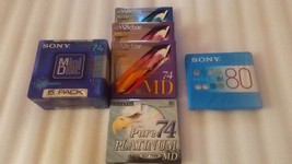 Sony 10MDW74NED Neige Series 74min Blank MD Mini Disc 10 disc packshipping