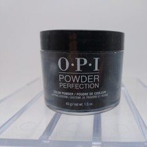 OPI Powder Perfection Dip Powder, DPT02 BLACK ONYX, 1.5oz, New, Sealed - $19.79