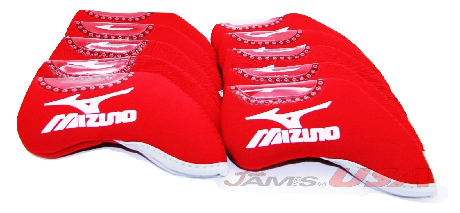 MIZUNO Golf Iron Head Covers 10pcs RED Color 10 pcs Set Headcover Club