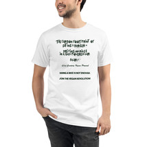 Unisex Vegan Organic T-Shirt Eco Friendly Sustainable Men Women Carbon F... - $32.00+