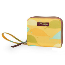 Po Campo Bill Fold Wallet, Yellow Feathers - $21.39