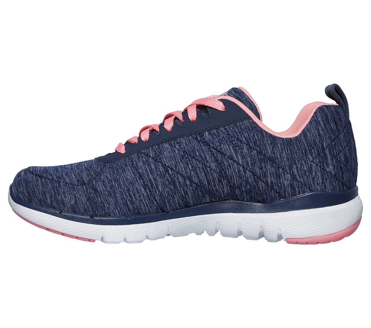 13067 Marine Corail Skechers Chaussures Mousse à Mémoire de Forme Femme ...