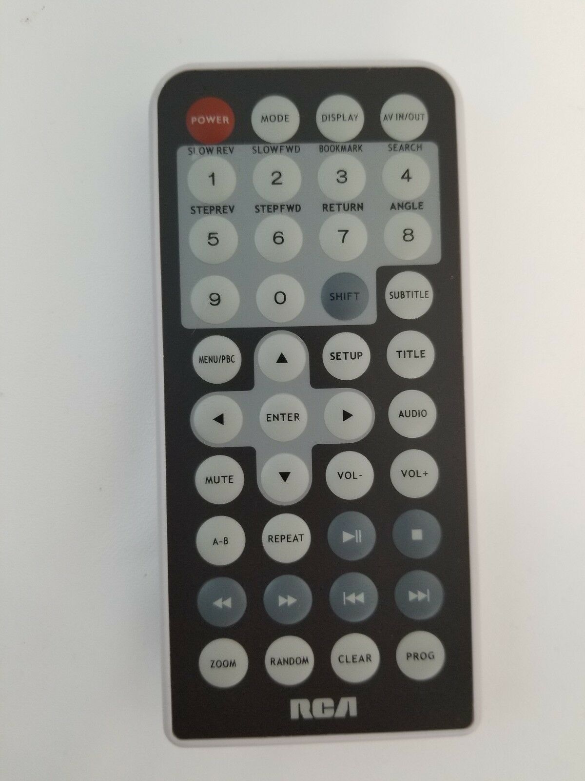 RCA Small Remote Control Audio Zoom Random Clear Prog Remote Controls