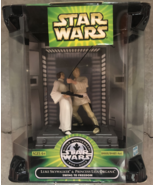 Star Wars Princess Leia &amp; Luke Skywalker Hasbro Silver Anniversary 2001 E3 - $15.00