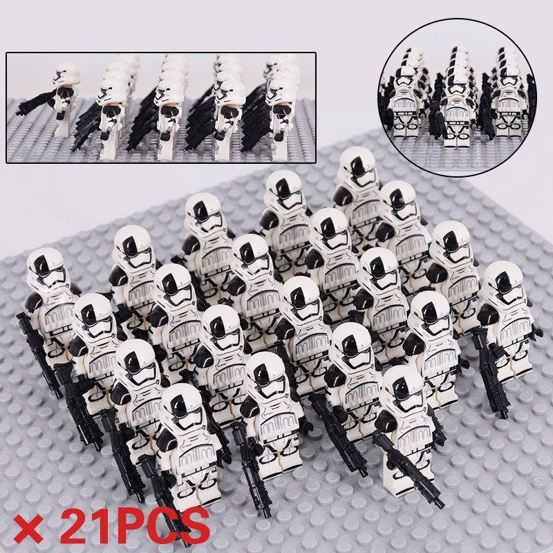 21pcs First Order Executioner Trooper - Star Wars Minifigure Building MOC Toys A