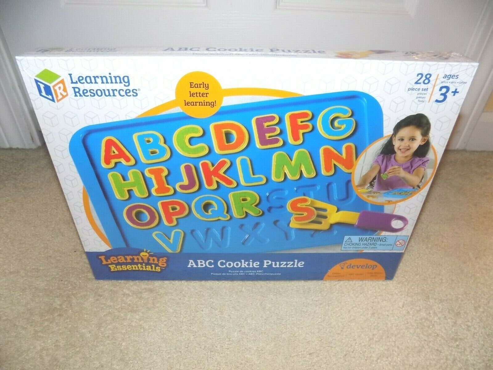 Learning Resources ABC 28 Piece Cookie Puzzle Ages 3+ (New + Sealed ...