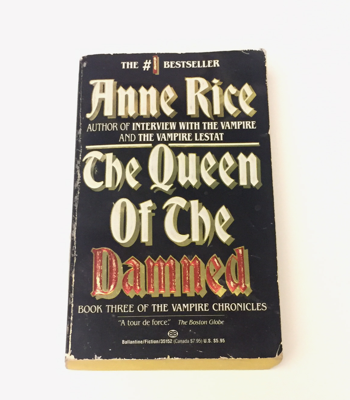 The Queen of the Damned by Anne Rice book 3 of Vampire Chronicles ...