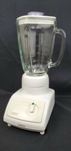 Krups Power X Blender Ice Crusher with Glass Carafe White 330 Watt 6 Cups Tested - $49.00