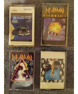 Vintage 1980 Def Leppard &quot;On Through the Night&quot; Cassette Tape Lot of 4 - $35.00