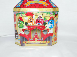 M Ms Christmas Village #06 Canister Cannister Fire House 1997 5 1/2  Inches Tall - $5.99