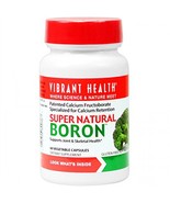 Vibrant Health Super Natural Boron, Patented Calcium Fructoborate Specia... - $12.80