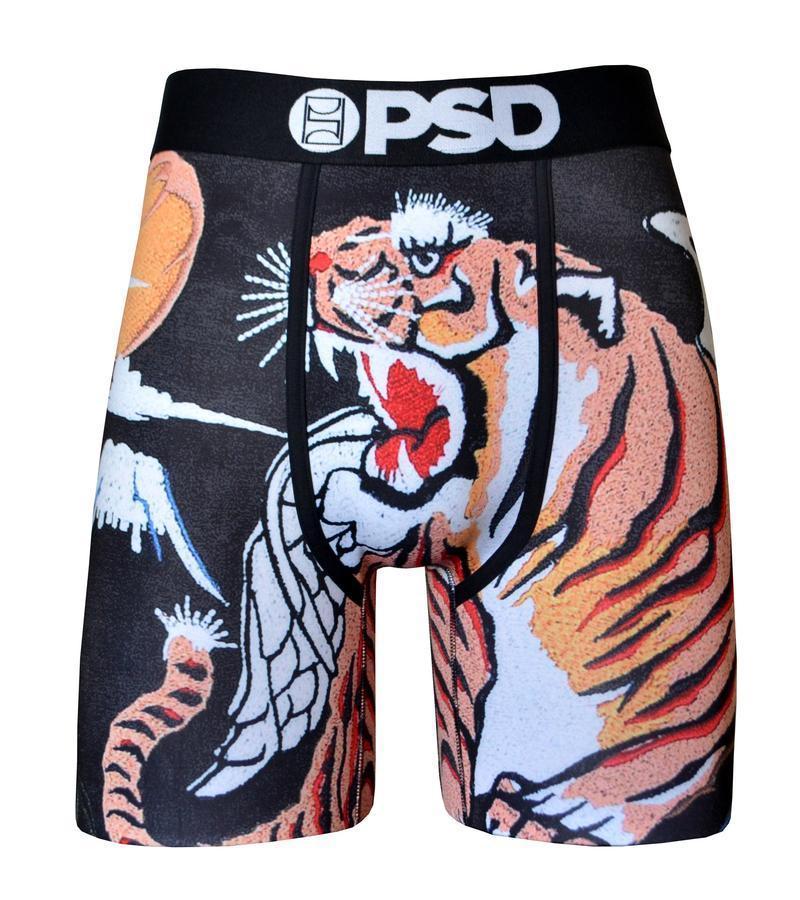 Psd Sous-Vêtement Souvenir Tigre Ailes Animal Chat Hommes Caleçon Boxer ...