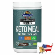 Keto Meal Formulated Keto Meal Balanced Shake Chocolate 1.54lbs Paleo Friendly - $81.05