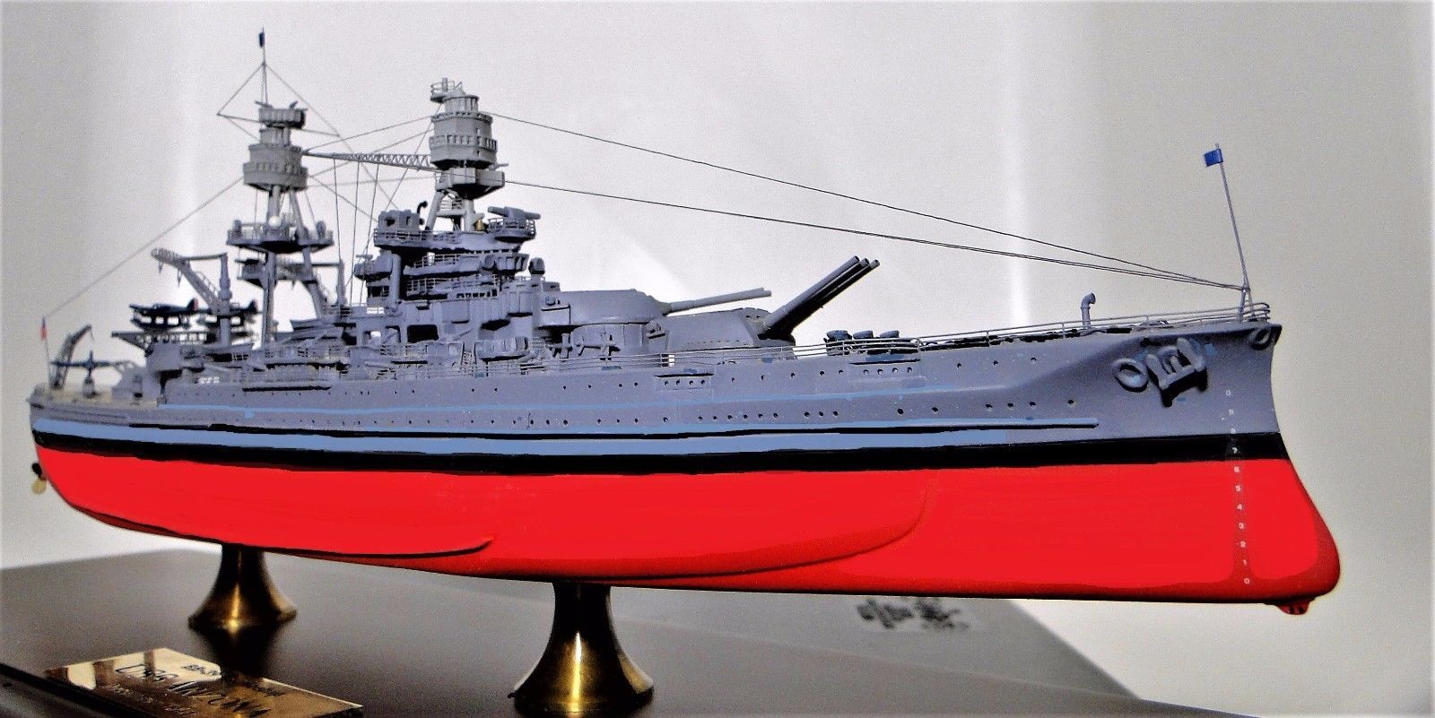 WW2 Battleship USS Arizona 1941 Metal Hull Model Pearl Harbor World War ...