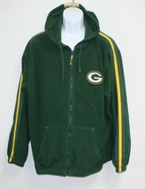 NFL Green Bay Packers Hoodie Zip Up Sweatshirt Large - $19.79