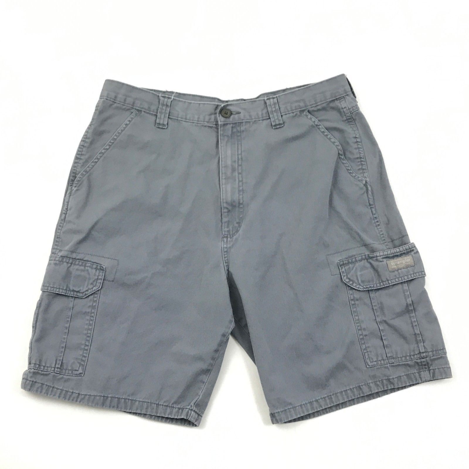 mens wrangler cargo shorts with tech pocket