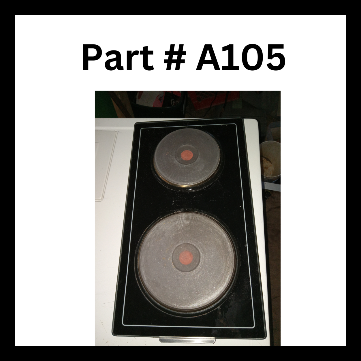 PA105 JennAir Euro Solid Cartridge Element A105 Cooking Appliance Parts