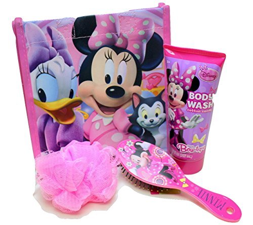 minnie mouse bath toy set