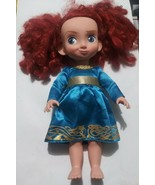 Disney Store Exclusive Pixar Brave Princess &quot;Merida&quot;  Toddler doll 16&quot; EUC - $17.81
