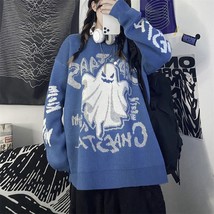 Retro sweater dark style Harajuku style student letter  thickening men and women - $93.17
