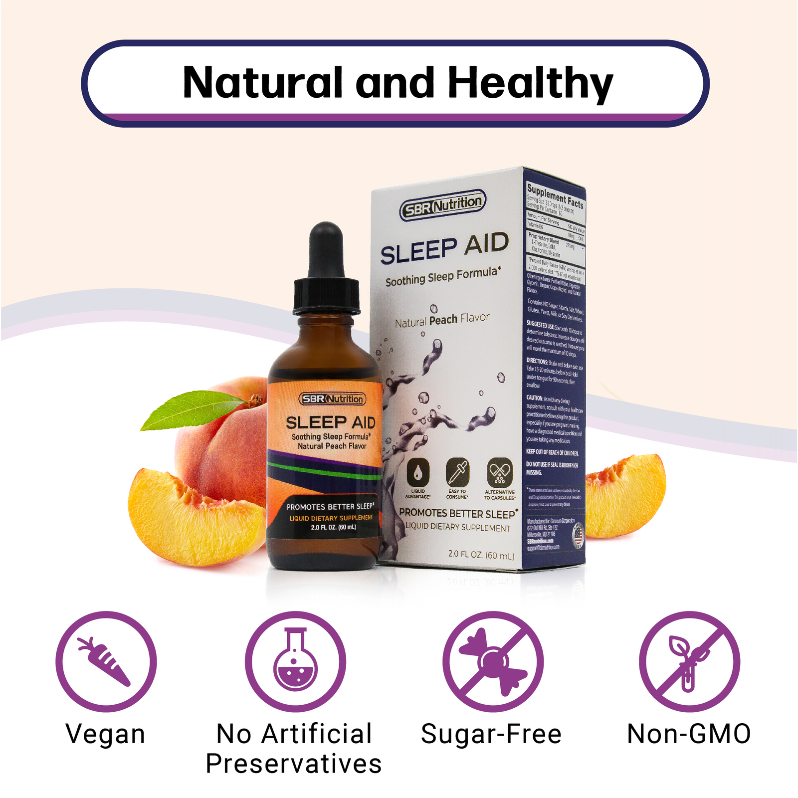 Sleep Aid Liquid Drops | Wellness Formula for Insomnia, Jet Lag, Stress ...