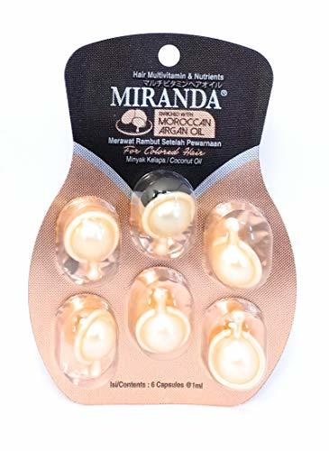 Miranda Hair Vitamin with Coconut Oil, 12 Blister (@ 6 Capsules)