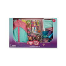 My Life As Camping 40 Piece Accessories Play Set for 18" Doll Pink/Teal Age 5... - $49.99