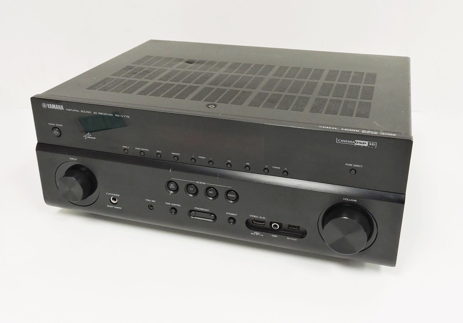 Yamaha RXV775 7.2 Channel Network AV Receiver Home Theater Receivers