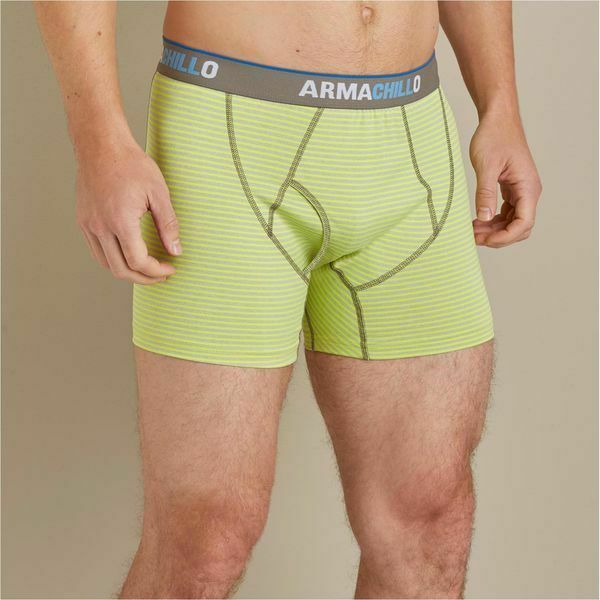 1 Duluth Trading Armachillo Cooling Short Boxer Briefs Stripe Blue