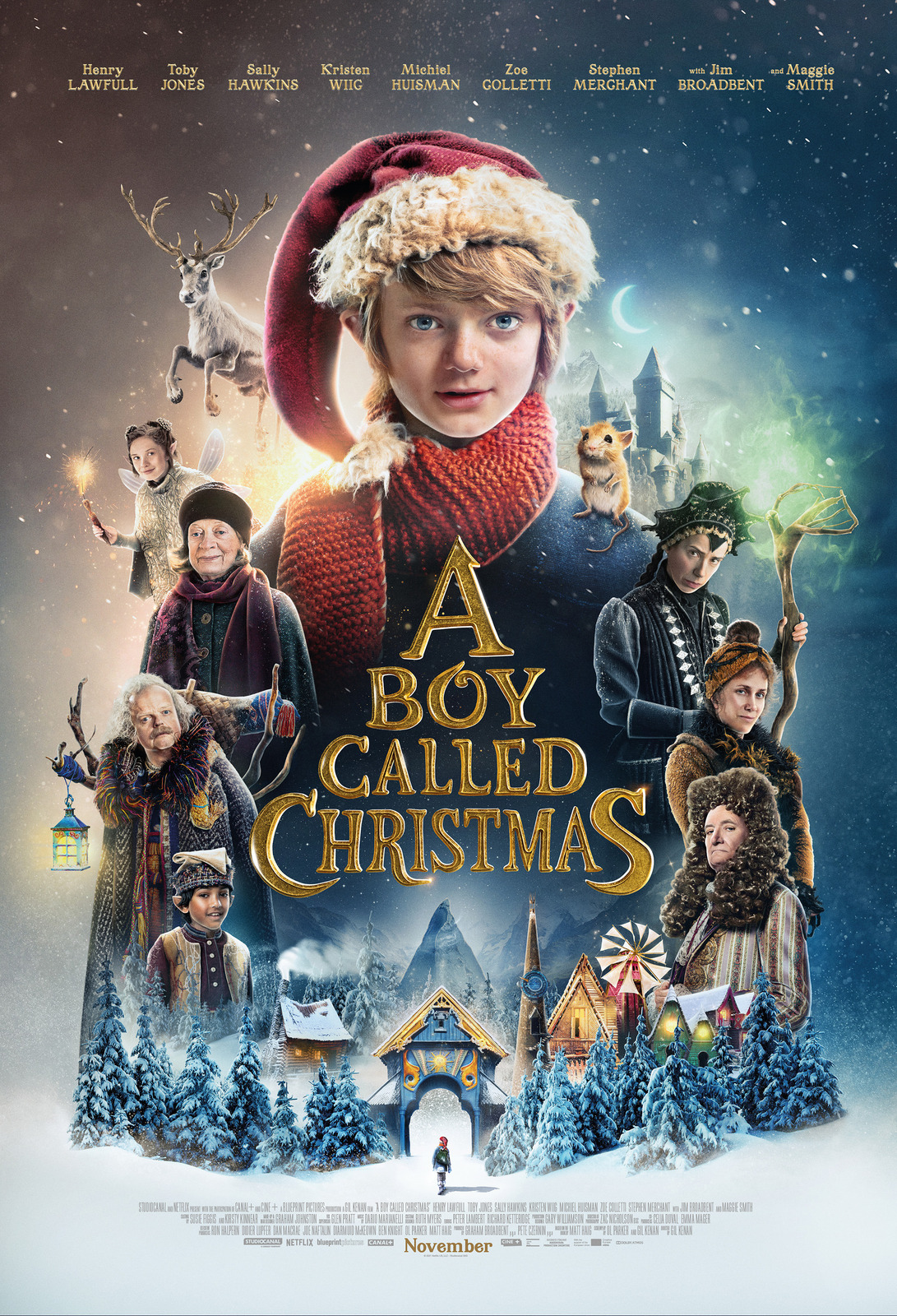 A Boy Called Christmas Movie Poster Gil Kenan Art Film Print Size 24x36 27x40