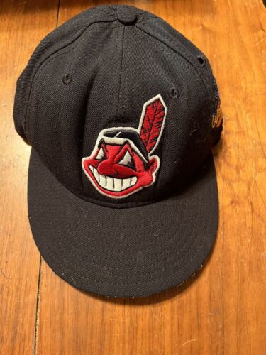 Vintage Cleveland Indians New Era MLB 59FIFTY 5950 Fitted Cap Hat