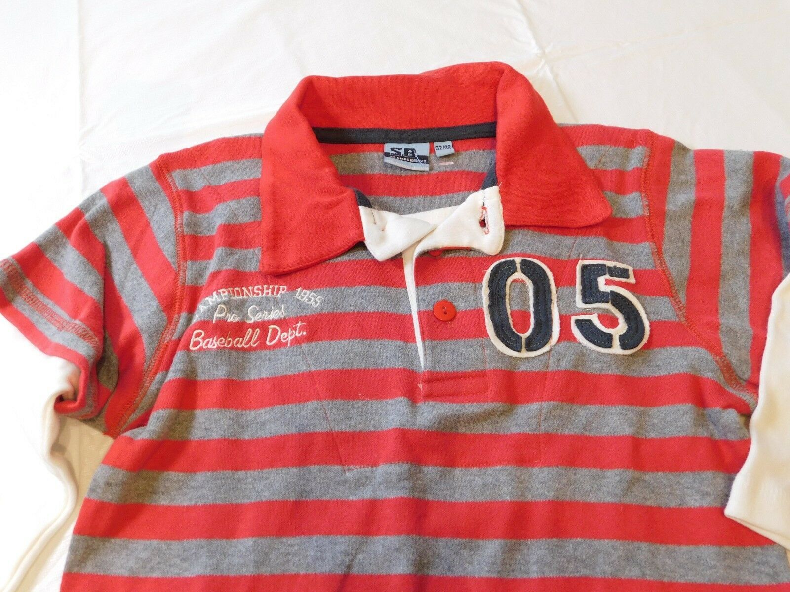 6 Grey Heather Osh Kosh Boys Little Short Sleeve Polo