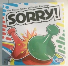 Sorry Board Game By Hasbro-The Classic Game Of Sweet Revenge  NEW  SEALED - $9.89