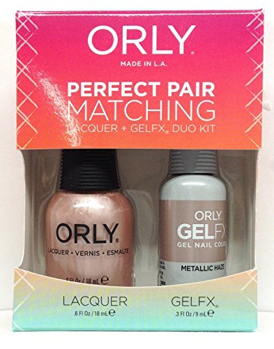 Orly Perfect Pair (Gelfx + NL) - PASTEL CITY HOLIDAY 2017 - (31226 - Metallic Ha