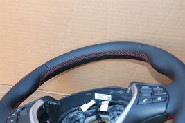 12-18 BMW F30 Sport Steering Wheel w/ Cruise BT Volume W/O Paddles -RED STITCH image 4