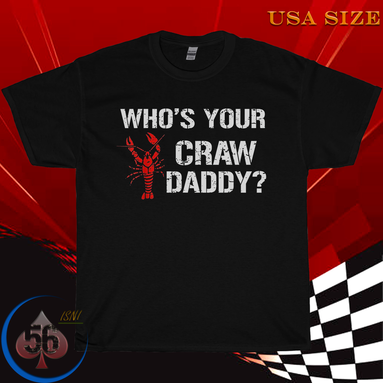 Who's Your Craw Daddy Shirt Crawfish Boil Funny Cajun Men T-Shirt
