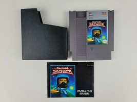 Vintage Captain Skyhawk Video Game Nintendo NES Manual & Sleeve 1989 Pristine - $18.50