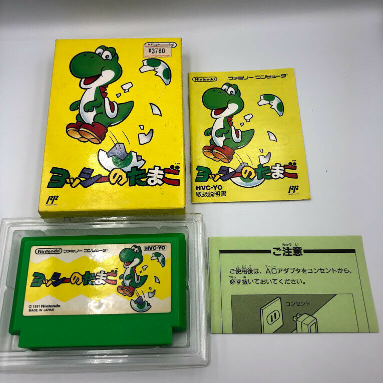 Yoshi no Tamago Yoshi's Egg Nintendo Famicom NES COMPLETE in box CIB ...