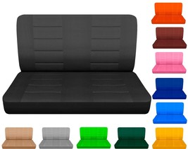 Pickup seat covers fits 1961 -1986 Chevy C/K 10/20  Front Bench, NO headrest - $79.99