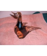  Gorgeous Vintage Murano Glass Duck Figurine Statue Art Piece Italy Sign... - $123.75