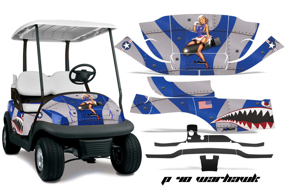 Golf Cart Graphics Kit Decal Wrap For Club Car Precedent I2 20082013