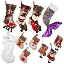 Tail Christmas Stockings 3D Snow Kids Gift Chrismas Hanging Ornament TkP... - $39.60