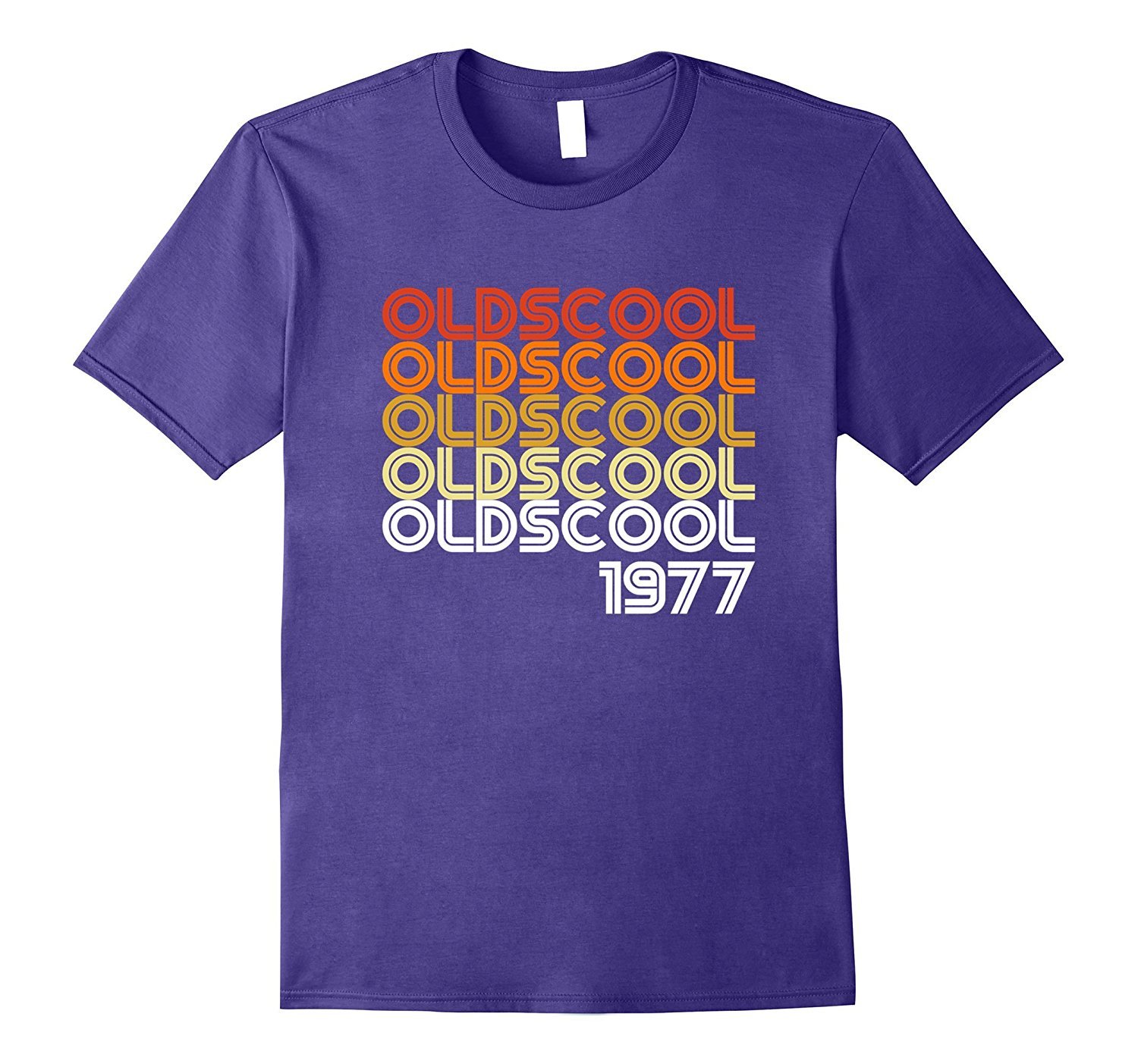 New Tee - Oldscool 1977 Funny Old School 40th Birthday Gift T-shirt Men ...