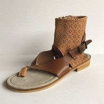 Anthropologie COQUE TERRA WOMANS LEATHER Festival Thong SANDALS 37 US7 - $54.85