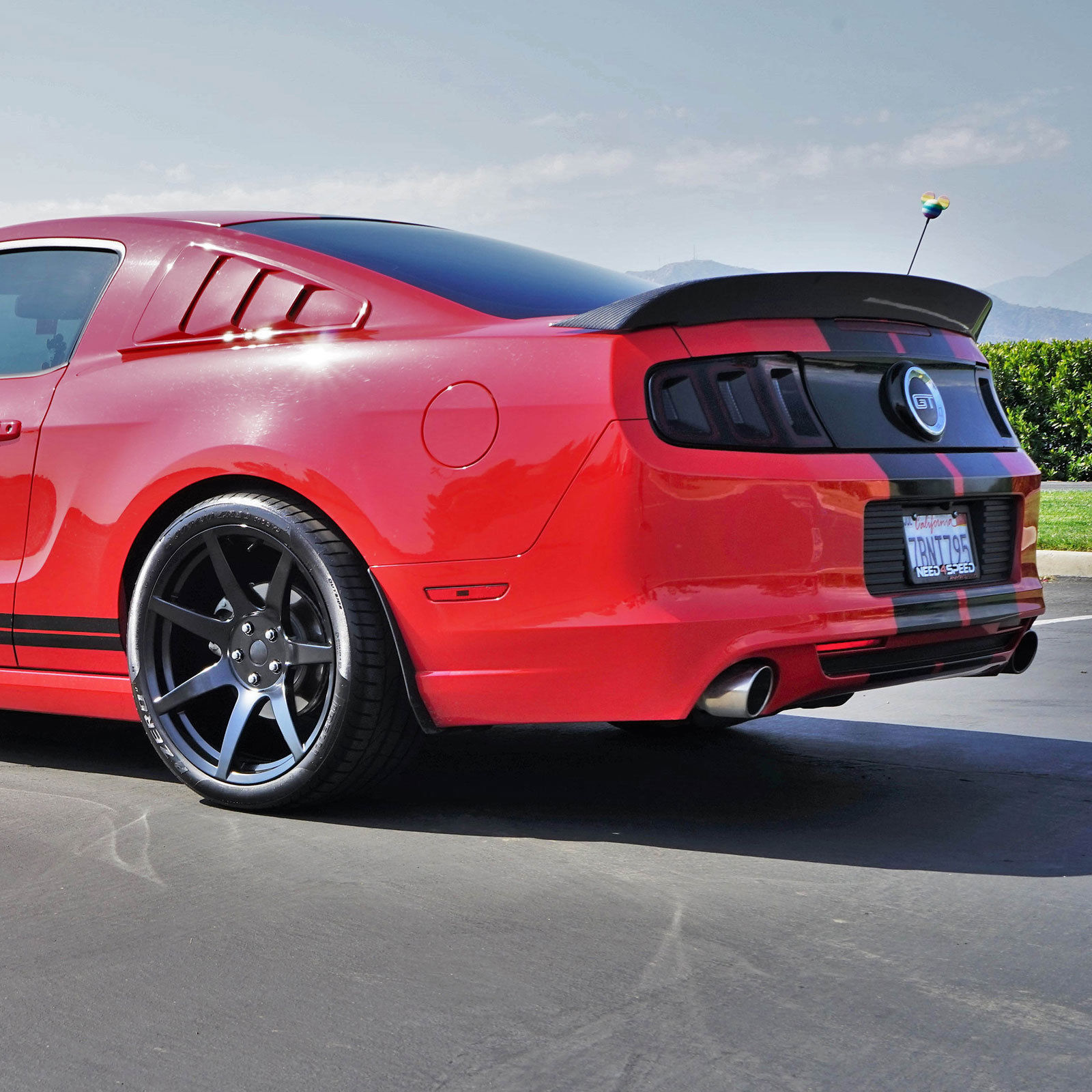 Project 6gr Seven 20x1011 Satin Black Concave Wheels For S197 Mustang Gt V6 Other 5203