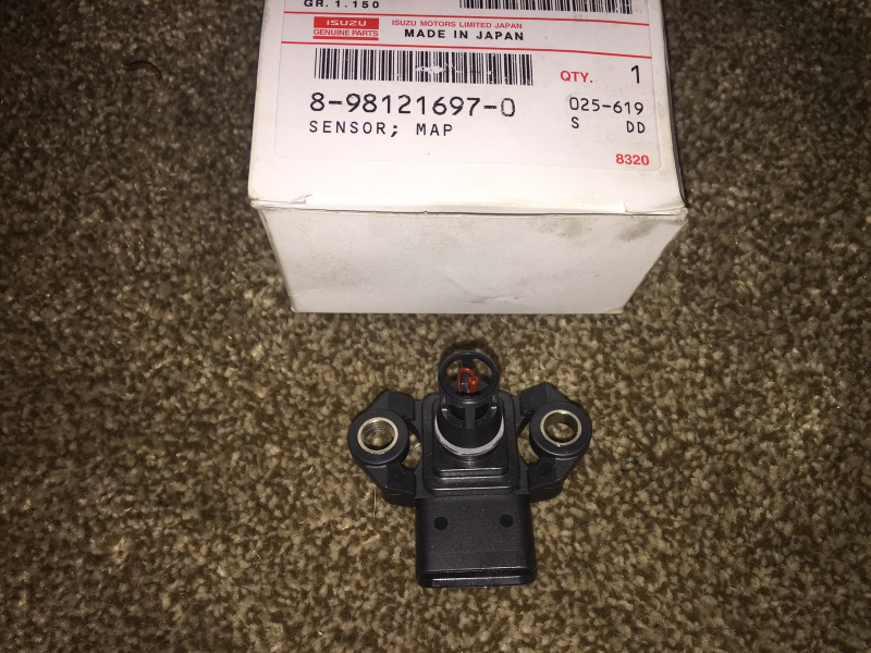 ISUZU / GM BOOST PRESSURE ( MAP ) SENSOR / PART 8981216970