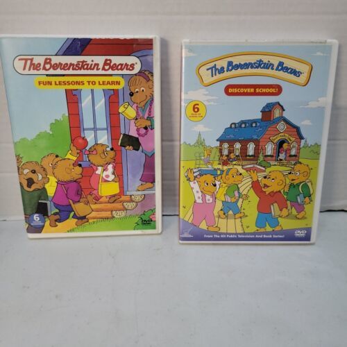 Berenstain Bears DVD LOT Of 2 Discover School & Fun Lessons To Learn ...