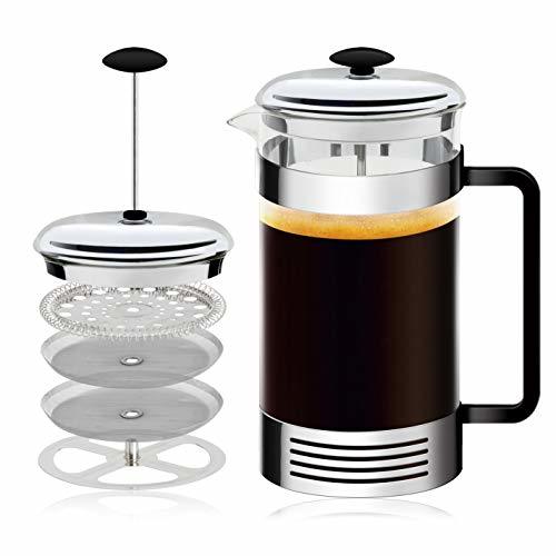 All-In-One French Press Coffee Maker | Dual Function Coffee Press And