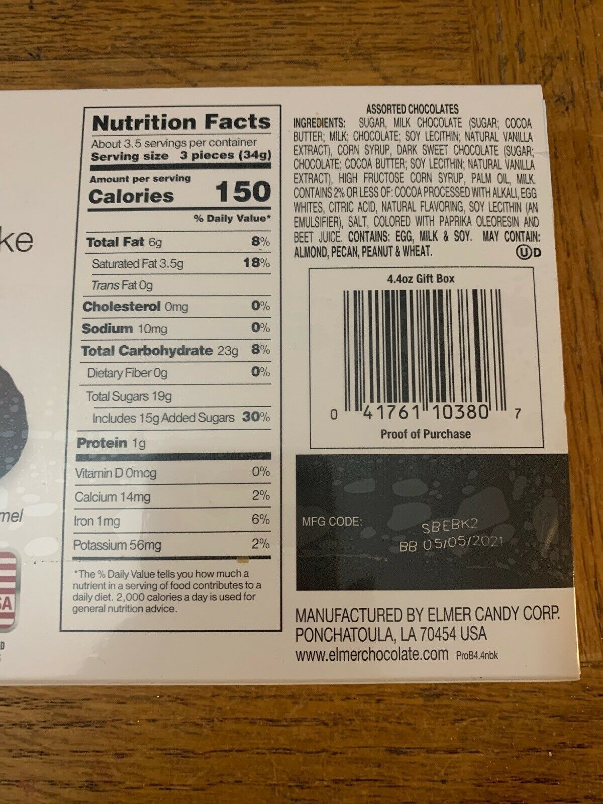 Elmer Chocolate Premium Chocolates Chocolate Sweets & Assortments