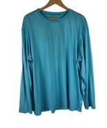 Champion Duo Dry Shirt XXL 2XL Mens Aqua Blue Long Sleeve Dri Fit Active... - $27.87